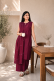 Classic Dupatta Set ( Maroon )