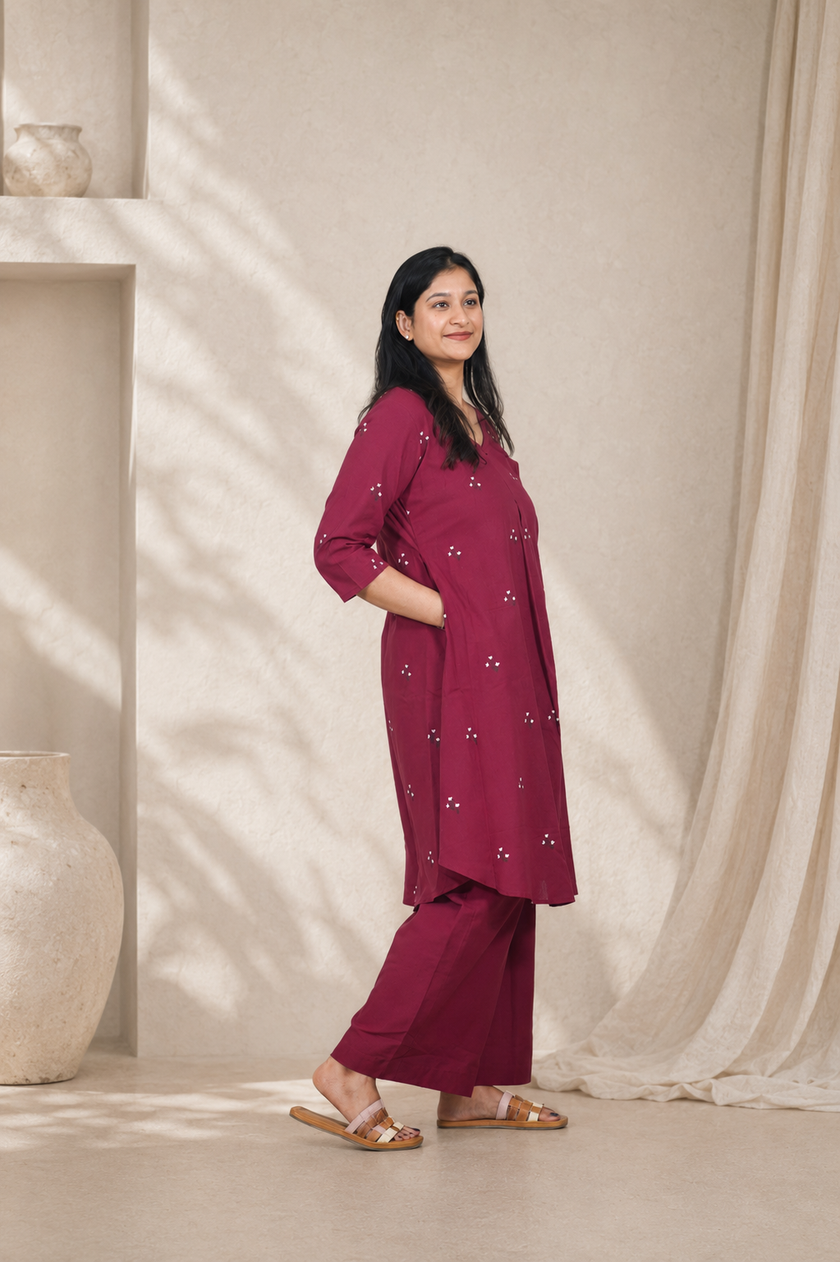 A-Line Printed Kurta Set