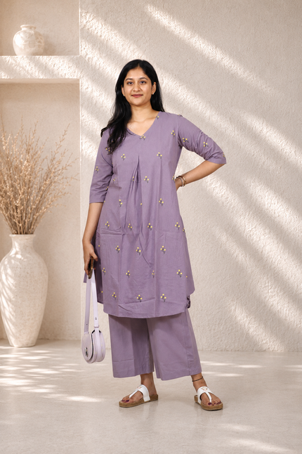 A-Line Printed Kurta Set