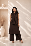 Classic Dupatta Set ( Brown )