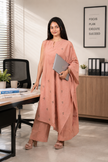 Classic Dupatta Set ( Peach )