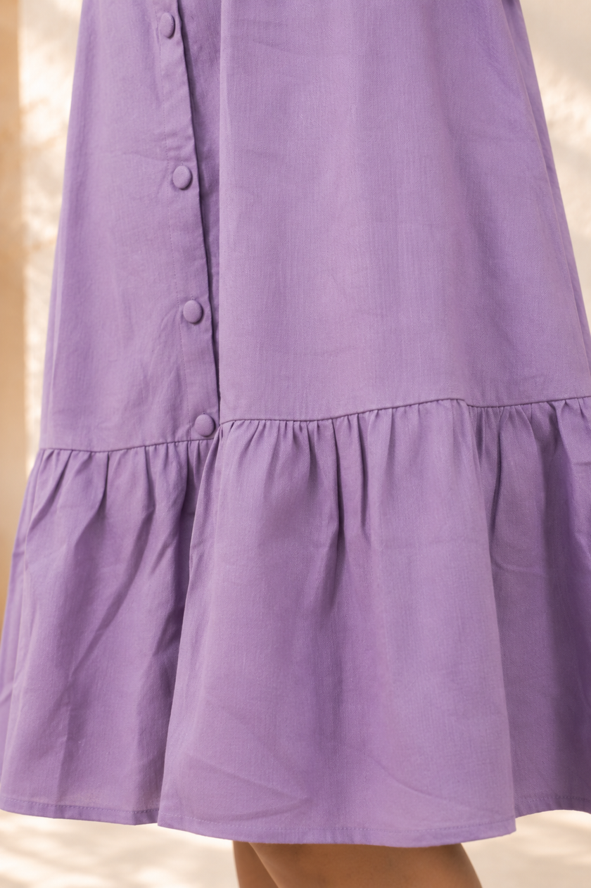 Minimal Sleeveless Dress ( Lavender )