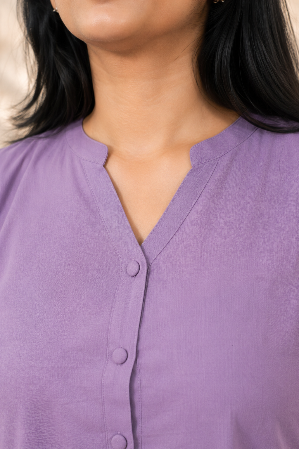 Minimal Sleeveless Dress ( Lavender )